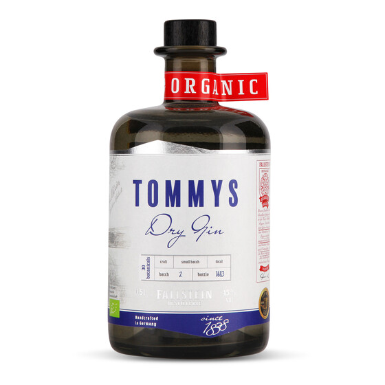 TOMMYS DRY GIN BLACK