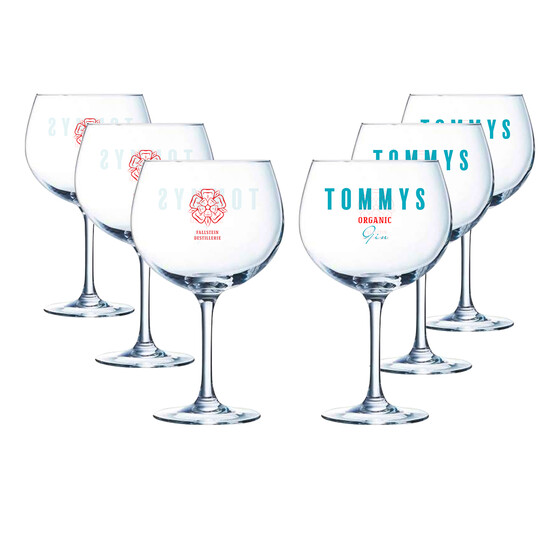 TOMMYS GIN SIX-PACK COPA GLAS