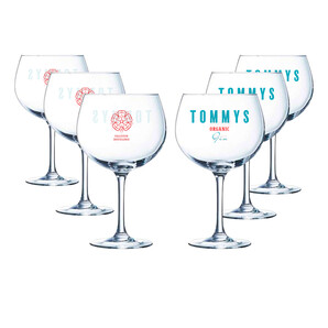 TOMMYS GIN SIX-PACK COPA GLAS